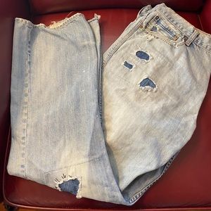 Very rare, vintage American Eagle destructed jeans
